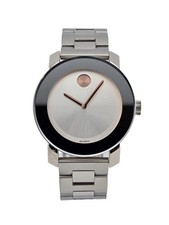 Relógio feminino Movado Bold 3600084 mostrador prata aço inoxidável recondicionado, usado comprar usado Relógio feminino Movado Bold 3600084 mostrador prata aço inoxidável recondicionado, usado comprar usado  Enviando para Brazil