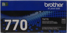 Cartucho de Toner Brother TN-770 Super Alto Rendimento, Rendimento de 4500 Páginas, NOVO-Caixa Aberta comprar usado Cartucho de Toner Brother TN-770 Super Alto Rendimento, Rendimento de 4500 Páginas, NOVO-Caixa Aberta comprar usado  Enviando para Brazil