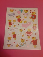 folha adesiva vintage Hallmark ursinho de pelúcia Valentine *danificada* comprar usado  Enviando para Brazil