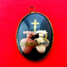 Reliquaire coeurs marie d'occasion  Cloyes-sur-le-Loir