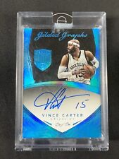 2014-15 Panini Eminence Vince Carter gráficos dourados platina automático GG-VC 1/1 comprar usado  Enviando para Brazil