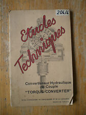 Torque converter etudes d'occasion  Belfort
