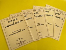 First Book Of Saxophone Quartets, arr. H.Voxman and R.P.Block, usado comprar usado First Book Of Saxophone Quartets, arr. H.Voxman and R.P.Block, usado comprar usado  Enviando para Brazil