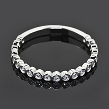 Alianza de boda de platino 950 diamante 0,65 quilates certificado..., usado comprar usado  Enviando para Brazil