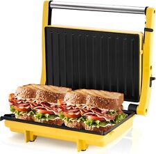 SUSTEAS Panini Press Grill - Sanduicheira com prato antiaderente amarelo, usado comprar usado  Enviando para Brazil