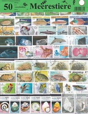 50briefmarken meerestiere fisc gebraucht kaufen  Hamburg