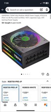 Gamemax 750w modular for sale  Goodyear