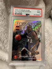 1996 TOPPS STADIUM CLUB SHAQUILLE ONEAL HAKEEM OLAJUWON TOP CROP PSA 9 TC1 comprar usado  Enviando para Brazil