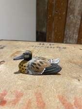 Carved wooden duck for sale  OXFORD