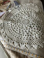 Cream crochet large for sale  STEVENSTON