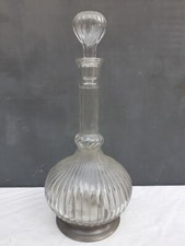 Carafe verre rainuré d'occasion  La Seyne-sur-Mer