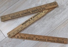 Vtg folding yardstick for sale  Culdesac