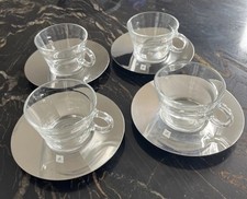 glass coffee cups saucers for sale glass coffee cups saucers for sale LONGFIELD