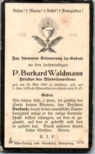 Sterbebild pfarrer burkard gebraucht kaufen  Singen (Hohentwiel)