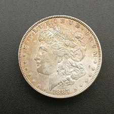 1887 morgan silver for sale  Reno