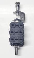 Usado, Braçadeiras de cabo alimentador de 6 vias ilhós de suporte de fibra 4-7mm com braçadeiras C, 2 peças de 5 comprar usado  Enviando para Brazil