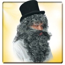 Parrucca barba brizzolata usato  Italia