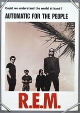 Usado, R.E.M. – raro pôster promocional original 1992 Warner Music AUTOMÁTICO PARA O POVO comprar usado  Enviando para Brazil
