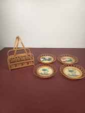 Verres rotin panier d'occasion  Chasseneuil-sur-Bonnieure