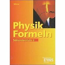 Physik formeln sekundarstufe gebraucht kaufen  Berlin