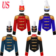 Fantasia infantil circo Ringmaster bateria banda de marcha uniforme borlas jaqueta tops comprar usado  Enviando para Brazil