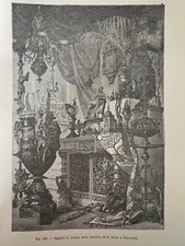Stampa 1886 oggetti usato  Santa Maria a Vico