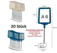 Preisschilder halter fuss gebraucht kaufen  Düsseldorf