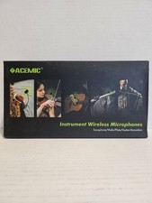 Microfone ACEMIC ST-5 instrumento saxofone sem fio caixa aberta 🔥 comprar usado  Enviando para Brazil