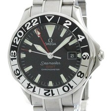 Relógio automático polido OMEGA Seamaster GMT 50º aniversário 2234.50 BF581506, usado comprar usado  Enviando para Brazil