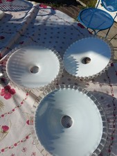 Suspensions opaline blanche d'occasion  Douai