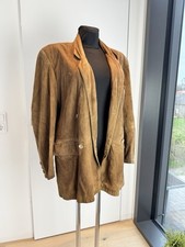Wildlederjacke braun leder gebraucht kaufen  Edewecht