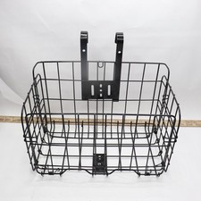 Cesta de bicicleta fio dianteiro e traseiro dobrável preta 5 12-1/2" x 7-3/4" x 8-5/8" comprar usado Cesta de bicicleta fio dianteiro e traseiro dobrável preta 5 12-1/2" x 7-3/4" x 8-5/8" comprar usado  Enviando para Brazil