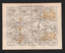 Landkarte map 1896 gebraucht kaufen  Leipzig