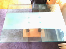 Esstisch ausziehbar glas gebraucht kaufen  Münster