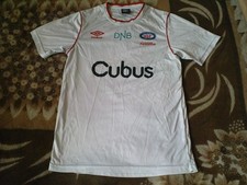 RZADKA KOSZULKA PIŁKARSKA - VALERENGA IF OSLO AWAY 2016 - 2017 NUMER 50 ROZMIAR S na sprzedaż  PL