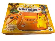 Nintendo 64 N64 Pikachu edição limitada console doméstico Orenge e amarelo raro Japão comprar usado  Enviando para Brazil