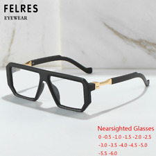 Óculos míope masculino feminino quadrado anti luz azul miopia lentes transparentes comprar usado  Enviando para Brazil