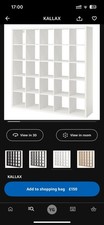 White kallax units for sale  LONDON