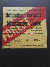 Nottingham forest manchester for sale  STOURBRIDGE