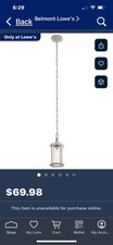 Mini pingente Kichler 1163724 interno/externo antigo vidro branco semente comprar usado  Enviando para Brazil