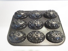Molde de cozimento em forma de ovo de Páscoa Nordic Ware mini bolos muffins panela de alumínio fundido EUA comprar usado  Enviando para Brazil