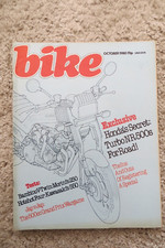Bike magazine october for sale  GRAVESEND