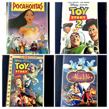 Fitas VHS-VCR douradas Disney Pixar’s Toy Story 2 Aladdin Pocahontas Toy Story (4), usado comprar usado  Enviando para Brazil
