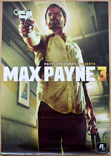 Pôster promocional Max Payne 3 RARO PS3 XBOX 360 59cm x 84cm comprar usado  Enviando para Brazil