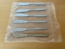 6X facas de mesa antigas RIBERA talheres de mesa antigos cabo de alpaca não usado comprar usado  Enviando para Brazil