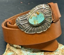 turquoise belt buckle for sale  Plymouth