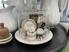 Glass cloche with d'occasion  Expédié en Belgium