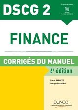 Finance dscg corrigés d'occasion  Hennebont