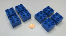 Lote de 8 blocos LEGO Duplo CLASSIC BLUE 2x2 tijolos casa castelo construção estrutura comprar usado  Enviando para Brazil