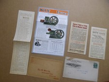 Usado, Lote de publicidade de papel de motor agrícola estacionário Witte c.1910s Kansas City vintage comprar usado  Enviando para Brazil